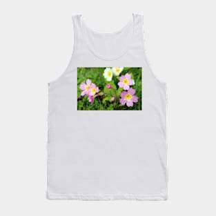 Pink and Yellow Primroses Tank Top